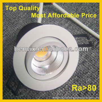 Triac dimmable COB 10W Feuer bewertet LED-Downlight